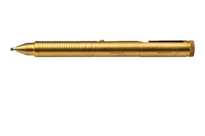 Böker Plus CID Cal .45 Brass 09BO064 Tactical Pen 3 Böker Plus CID Cal .45 Brass 09BO064 Tactical Pen