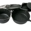 Camp Chef Six Piece Cast Iron Set -Chic Outdoor Equipment CF CC CBOX6 01 camp chef