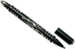 Rick Hinderer Investigator Pen Flames Stainless Steel, Stonewash DLC, Tactical Pen -Chic Outdoor Equipment HRK INVP FL SSDLC 02 rick hinderer knives