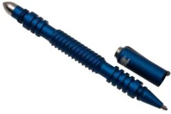Rick Hinderer Spiral Investigator Pen, Aluminum, Matte Blue, Tactical Pen -Chic Outdoor Equipment HRK INVP S AL MB 03 hinderer