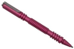 Rick Hinderer Spiral Investigator Pen, Aluminum, Matte Pink, Tactical Pen