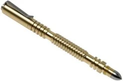 Rick Hinderer Spiral Investigator Pen Brass, Tactical Pen