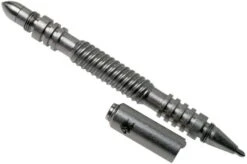 Rick Hinderer Spiral Investigator Pen Stainless Steel, Tactical Pen -Chic Outdoor Equipment HRK INVP SPR SS 02 rick hinderer investigator pen