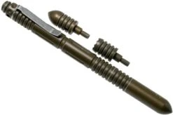 Rick Hinderer Extreme Duty Modular Kubotan Pen Deluxe Set Battled FDE Aluminium