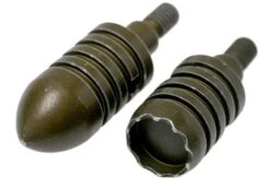 Rick Hinderer Extreme Duty Modular Kubotan Pen Deluxe Set Battled FDE Aluminium -Chic Outdoor Equipment HRK KUBADEX AL BFDE 03 rick hinderer knives