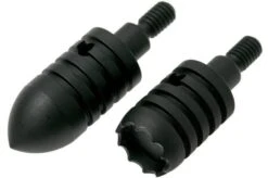 Rick Hinderer Extreme Duty Modular Kubotan Pen Deluxe Set Matte Black -Chic Outdoor Equipment HRK KUBADEX AL MB 03 rick hinderer knives