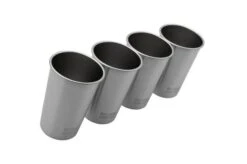Klean Kanteen Pint Cup 1000428 Brushed Stainless Cups 473 ML, 4 Pieces -Chic Outdoor Equipment KC1000428 03 kleankanteen