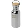 Klean Kanteen Reflect 530 Ml Water Bottle With Bamboo Cap, Mirrored Stainless -Chic Outdoor Equipment KC1000554 01 klean kanteen