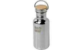 Klean Kanteen Reflect 530 Ml Water Bottle With Bamboo Cap, Mirrored Stainless