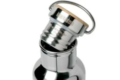 Klean Kanteen Insulated Reflect 600 Ml Water Bottle With Bamboo Cap, Mirrored Stainless -Chic Outdoor Equipment KC1002725 03 klean kanteen