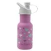 Klean Kanteen Kid Classic Narrow 1008862 Sports Cap Orchid Hearts, 355 ML -Chic Outdoor Equipment KC1008862 01 kleankanteen