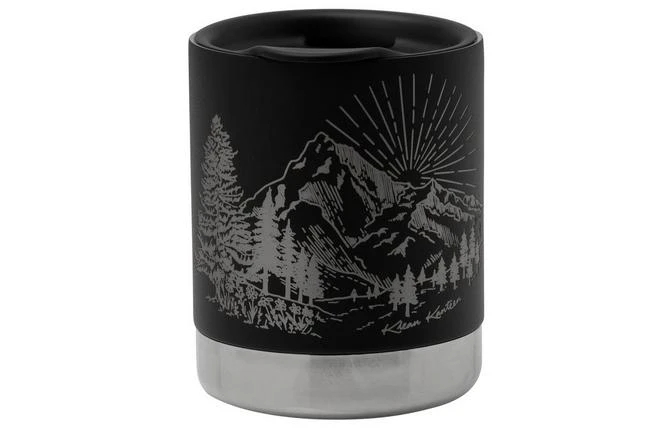 Klean Kanteen Insulated Camp Mug 1009750 Mountain Black With Lid, 355 ML 4 Klean Kanteen Insulated Camp Mug 1009750 Mountain Black With Lid, 355 ML - Image 2