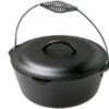 Lodge Dutch Oven With Spiral Handle L10DO3, Contents Approx. 6.6 L -Chic Outdoor Equipment LG L 10DO3 01 lodge