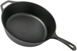 Lodge Cast Iron Deep Skillet Deep Frying Pan L10DSK3, Contents Approx. 4.7 L