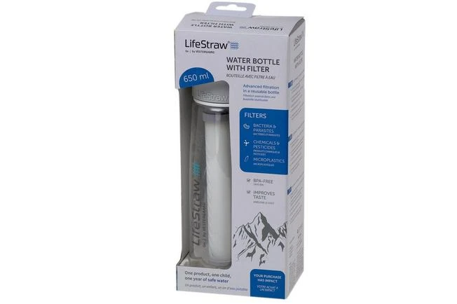 LifeStraw Go 2-stage Water Bottle With Filter, Transparent 6 LifeStraw Go 2-stage Water Bottle With Filter, Transparent - Image 4
