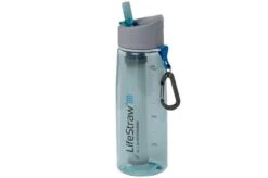 LifeStraw Go 2-stage Water Bottle With Filter, Light Blue