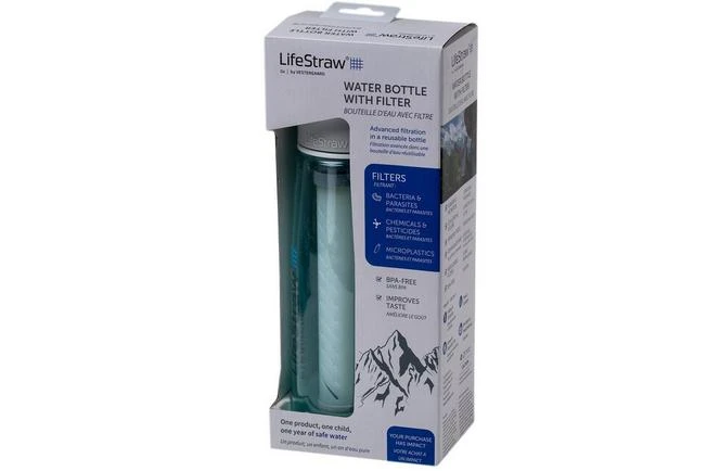 LifeStraw Go 2-stage Water Bottle With Filter, Light Blue 6 LifeStraw Go 2-stage Water Bottle With Filter, Light Blue - Image 4