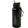 LifeStraw Go Stainless Steel Insulated Bottle With Filter, Black -Chic Outdoor Equipment LWGO SS BK 01 lifestraw