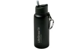 LifeStraw Go Stainless Steel Insulated Bottle With Filter, Black