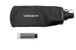 LifeStraw PEAK Squeeze, PEAKSQ1L-GR, Water Filter With Bottle 1.0 L -Chic Outdoor Equipment LWPEAKSQ1L GR 03 lifestraw
