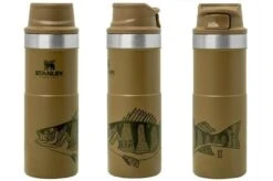 Stanley The Trigger-Action Travel Mug 470 ML, Tan Peter Perch, Thermos
