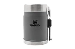 Stanley The Legendary Classic Food Jar 400 ML, Charcoal, Lunch Box + Spork