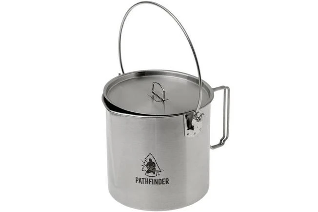Pathfinder Stainless Bush Pot, 1.75 Litres 3 Pathfinder Stainless Bush Pot, 1.75 Litres