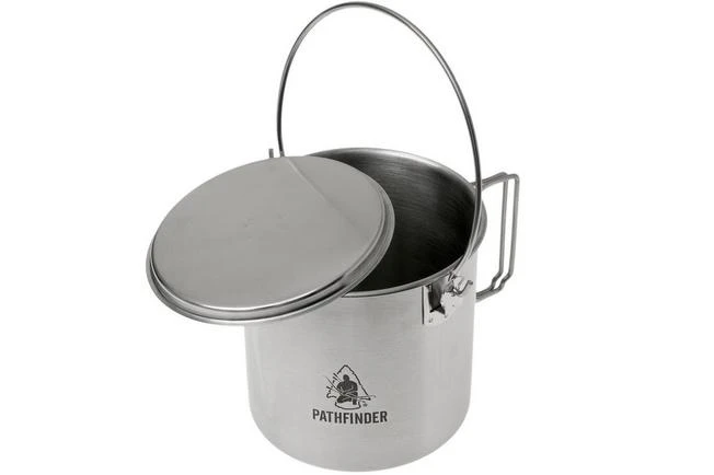 Pathfinder Stainless Bush Pot, 1.75 Litres 4 Pathfinder Stainless Bush Pot, 1.75 Litres - Image 2