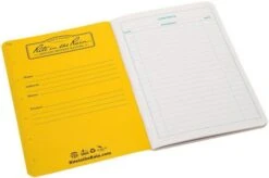Rite In The Rain Notebook 4 5/8 X 7 Yellow, 3-piece, 371FX -Chic Outdoor Equipment RR371FX 03 rite in the rain rr371fx 03