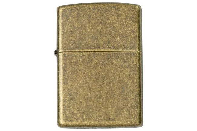 Zippo Flat Bottom Antique Brass 60001567, Lighter 3 Zippo Flat Bottom Antique Brass 60001567, Lighter