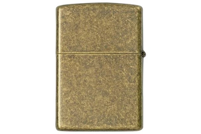 Zippo Flat Bottom Antique Brass 60001567, Lighter 4 Zippo Flat Bottom Antique Brass 60001567, Lighter - Image 2