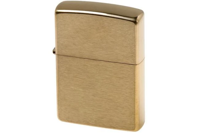 Zippo Classic 204-000243, Brushed Solid Brass, Lighter 4 Zippo Classic 204-000243, Brushed Solid Brass, Lighter - Image 2