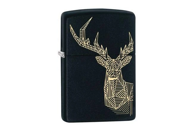 Zippo Stag Design 218-064741, Black Matte, Lighter 3 Zippo Stag Design 218-064741, Black Matte, Lighter
