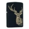 Zippo Stag Design 218-064741, Black Matte, Lighter -Chic Outdoor Equipment ZP218 064741 01 zippo