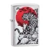 Zippo Asian Tiger Design Brushed Chrome 29889-000002, Lighter