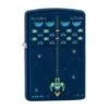 Zippo Pixel Game Design Navy Matte 49114-000002, Lighter -Chic Outdoor Equipment ZP49114 000002 01 zippo