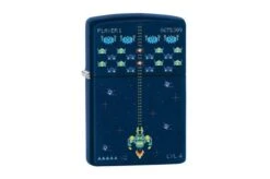 Zippo Pixel Game Design Navy Matte 49114-000002, Lighter