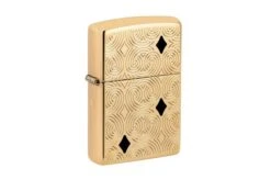 Zippo Geometric Armor Case High Polish Brass 49884-000002, Lighter